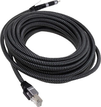 Goobay Schwarz Silber 7,5m Cat6 F/UTP (FTP) (70753)
