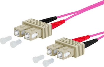 Metz Connect OpDAT Patchkabel OM4 SC-D/SC-D MM 3m erikaviolett I-V(ZN)H (151S1EOEO30E)