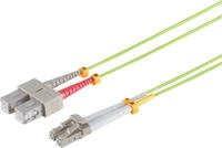 S/CONN maximum connectivity LWL-Duplex Patchkabel LC/SC 50/125&micro;, OM5,...