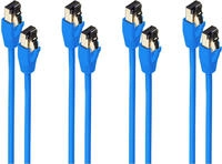 Extralink EX.38824, Extralink Kat.8.1 S/FTP 0,5m 40G Blau | Patchkabel LAN |...