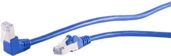 Shiverpeaks maximum connectivity Patchkabel cat 6 S/FTP PIMF Winkel-gerade blau 10,0m (08-64071)