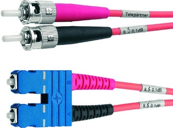 Telegärtner Duplex-Adaperkabel 50/125 OM4 L 5m Kabel Single- bzw. Monomode-Faser (100012382)