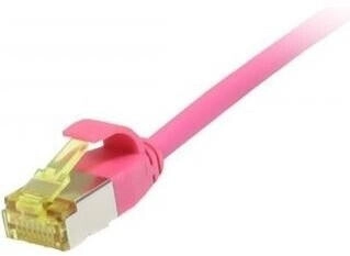 Synergy 21 Patchkabel RJ45 CAT6A 500Mhz 1,0m magenta U/FTP slimline rund mitCat.7 (S217383V3)