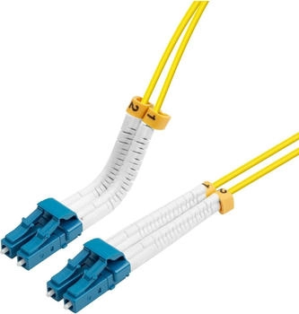 Lanview Bendable LC-LC Multimode fibre cable duplex 10m OS2 Kabel Multimode-Faser (LVO231410-FLEX)