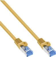 InLine&reg; Patchkabel, Cat.6A, S/FTP, TPE (LSZH), CCA, gelb, 2m