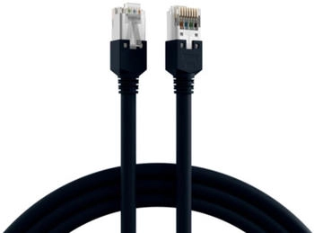 EFB-Elektronik RJ45 Patchkabel Cat.5e F/UTP LSZH Draka UC300 TM11 schwarz 7,5m (K8072.7,5)