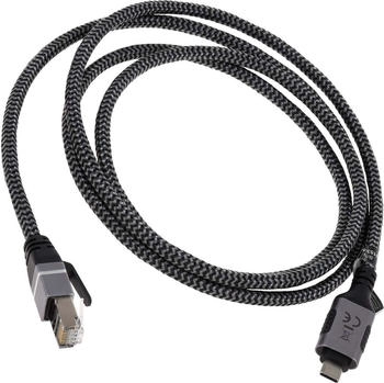 Wentronic Schwarz Silber 1,5m Cat6 F/UTP (FTP) (70697)
