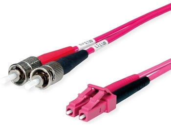 Telegärtner Glasfaserkabel 3m LC 2x ST OM4 Violett (L00892A0073)
