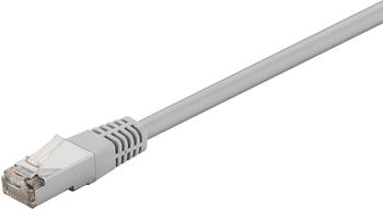 Wentronic Patch-Kabel RJ-45 (M) bis RJ-45 (M) 10m (F/UTP) CAT 5e rund Grau (73081)