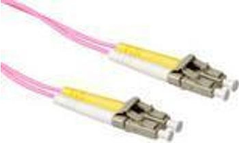 ACT 17m LSZH Multimode 50/125 OM4 fiber patch cable duplex with LC connectors (RL9717)