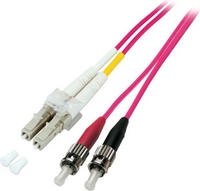 EFB-Elektronik Duplex Jumper LC-ST 50/125&micro;, OM4, LSZH, erika violett, 2.0mm,...