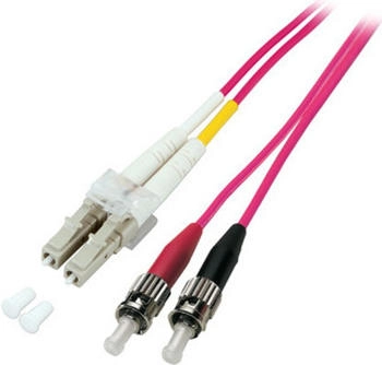 EFB-Elektronik Duplex Jumper LC-ST 50/125µ OM4 LSZH erika violett 2.0mm 20m (O0326.20)