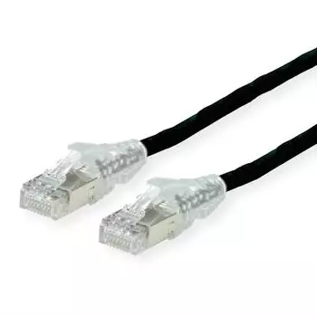 Dätwyler Cables Patchkabel Kat.5e S/UTP CU 5502 flex PVC AMP v2 schwarz 1,0m (21.15.7031)