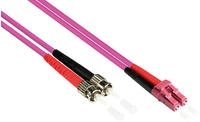 Good Connections&reg; Patchkabel LWL Duplex OM4 (Multimode, 50/125) LC/ST, 15m