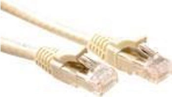 ACT Ivory 2m U/UTP CAT6 patch cable component level with RJ45 connectors (IK8402)