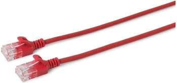 MicroConnect U/UTP CAT6 10M Red Slim PVC 4x2xAWG 30/7 CU OD : 3.6mm (V-UTP610R-SLIM)