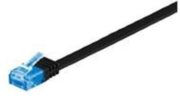 MicroConnect 2m Cat6a U/UTP (UTP) Schwarz (V-UTP6A02S-FLAT)
