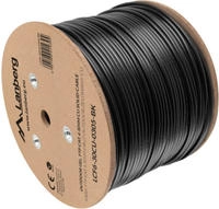Gembird FPC-6004-SOL, Gembird installation cable FTP, cat. 6, CCA, 305m, gray (F/UTP,