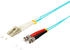 LWL Duplex Kabel, OM3, 2x ST Stecker/2x LC Stecker