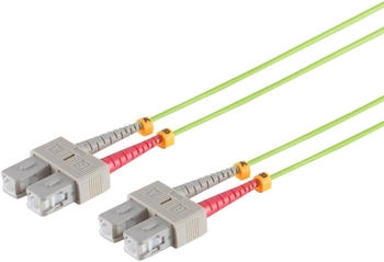 Shiverpeaks maximum connectivity LWL-Duplex Patchkabel SC/SC 50/125&micro; OM5 lindgr&uuml;n 15,0m (07-510815)