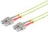 LWL Duplex Kabel, OM5, 2x SC Stecker/2x SC Stecker