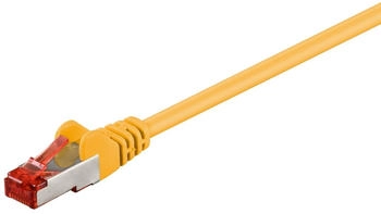 Wentronic CAT 6 Patchkabel S/FTP (PiMF) Gelb 1m CCA Kupfergemisch (95473)