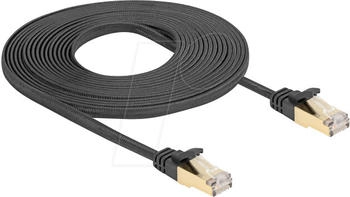 DeLock CAT 6A S/FTP Patchkabel 5m schwarz