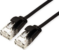Roline 21.15.3951, Roline 21.15.3951 RJ45 Patchkabel CAT 6a U/UTP 0.30m Schwarz 1St.