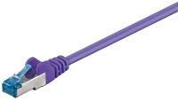 goobay 93748, goobay CAT 6a Netzwerkkabel, S/FTP, LS0H, violett - L&auml;nge: 2,0 m