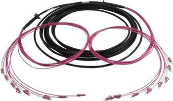 Synergy 21 Glasfaserkabel 50m 8x LC U-DQ(ZN) BH OM4 Schwarz Violett (S217074)