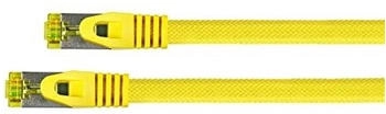 Python RJ45 Patchkabel mitCat.7 S/FTP PiMF 600MHz OFC gelb 20m (8070PY-200Y)