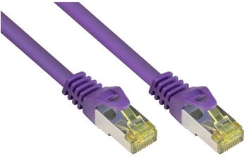 Good Connections RJ45 Patchkabel mitCat.7 S/FTP PiMF 600MHz OFC violett 40m (8070R-400V)