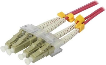 Synergy 21 Glasfaserkabel 1,5m 2x LC OM4 Violett (S216764)