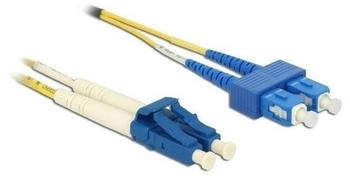 DeLock Kabel Lichtwellenleiter LC Duplex zu SC Singlemode OS2 10m (84881)