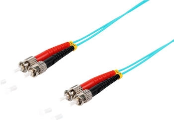 Shiverpeaks Glasfaserkabel 2m ST OM3 Aqua-Farbe (77902/3)