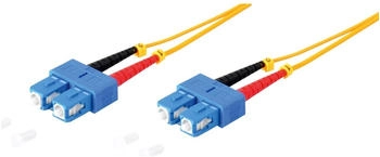 Shiverpeaks maximum connectivity LWL-Duplex Patchkabel SC/SC 9/125µ OS1/OS2 gelb 5,0m (77825)