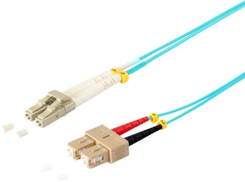 Shiverpeaks maximum connectivity LWL-Duplex Patchkabel LC/SC 50/125µ M3 aqua 2,0m (77952/3)