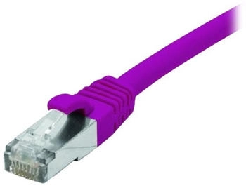 Exertis Connect Patchkabel CAT. 6 F/UTP PoE halogenfrei violett 30,0m (854419)