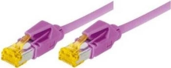 TecLine Patchkabel S/FTP PiMF Cat 6 erikaviolett 0,3m (718003M)