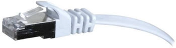 Exertis Connect Patchkabel flach U/FTP CAT.6 weiß 20,0m Superflaches Patchkabel (845063)