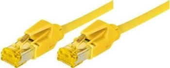 TecLine Patchkabel S/FTP PiMF Cat 6a gelb 5,0m Für 10 Gigabit/s (70705Y)