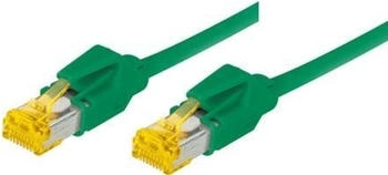 TecLine Patchkabel S/FTP PiMF Cat 6a grün 20,0m Für 10 Gigabit/s (72220G)