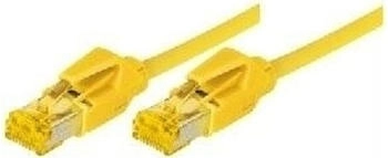TecLine Patchkabel S/FTP PiMF Cat 6a gelb 20,0m Für 10 Gigabit/s halogenfrei TM31 (72220Y)