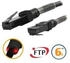 PatchSee Patchkabel UTP Cat 6a 0,9m 10 GBit/s schwarz RJ45 mit Leuchtfunktion (PCI6-U/3)