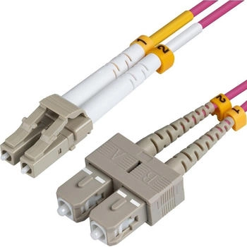 MicroConnect 7m LC/PC-SC/PC LC/PC SC/PC Männlich/männlich OM4 Violett Multi-Modus (FIB422007P)