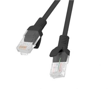 Lanberg Schwarz 2m Cat5e U/UTP (UTP) (PCU6-10CC-0200-BK)
