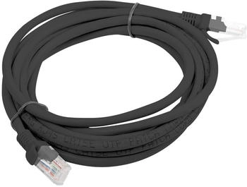 Lanberg Schwarz 3m Cat6 U/UTP (UTP) (PCU6-10CC-0300-BK)