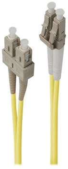 Alogic Glasfaserkabel 1,5 m LC SC Gelb (LCSC-1.5-OS2)