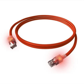 saCon S/FTP Kabel Kat.6A 0,5m rot (21.15.2320)