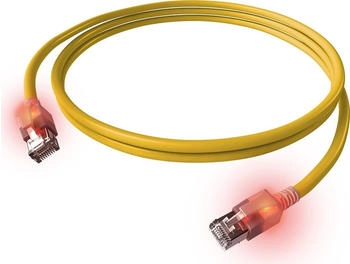 saCon S/FTP Kabel Kat.6A 0,5m gelb (21.15.2330)